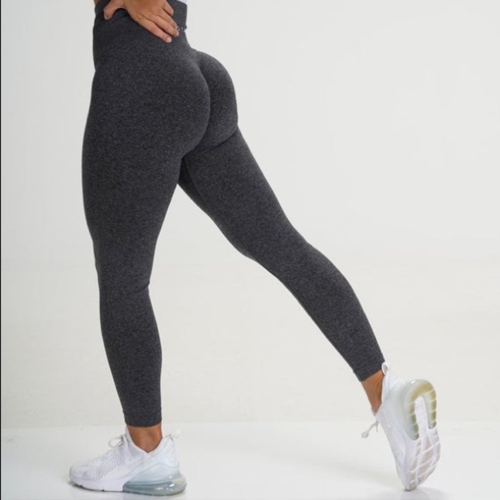 NVGTN Black Speckled Contour Seamless Leggings
